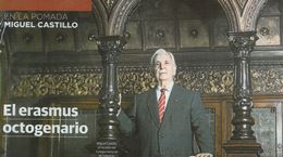 La Facultad de Geografía i Història felicita a Miguel Castillo, un ejemplo de constancia y entusiasmo por el trabajo.